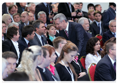 Prime Minister Vladimir Putin speaking at the United Russia conference on the development strategy for the Volga Federal District|14 september, 2010|17:16