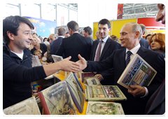 Prime Minister Vladimir Putin at the Moscow International Book Fair|2 september, 2010|16:43