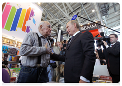 Prime Minister Vladimir Putin at the Moscow International Book Fair|2 september, 2010|17:09