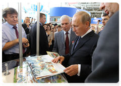 Prime Minister Vladimir Putin at the Moscow International Book Fair|2 september, 2010|17:10