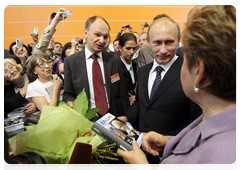 Prime Minister Vladimir Putin at the Moscow International Book Fair|2 september, 2010|17:10