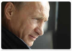 Председатель Правительства Российской Федерации В.В.Путин посетил судно «Солитэр», которое укладывает трубы газопровода «Северный поток» в Финском заливе|20 сентября, 2010|20:05
