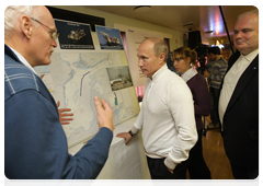 Председатель Правительства Российской Федерации В.В.Путин посетил судно «Солитэр», где провел встречу с участниками проекта «Северный поток»|20 сентября, 2010|20:05