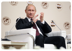 Председатель Правительства Российской Федерации В.В.Путин принял участие в международном форуме «Арктика – территория диалога»|23 сентября, 2010|13:05