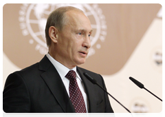 Председатель Правительства Российской Федерации В.В.Путин выступил на международном форуме «Арктика – территория диалога»|23 сентября, 2010|14:23