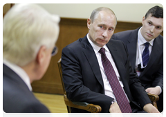 Prime Minister Vladimir Putin meeting with President of Iceland Olafur Ragnar Grimsson|23 september, 2010|14:52