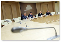 Prime Minister Vladimir Putin holds a video conference on relocating tenants living in dilapidated and hazardous housing in Tynda