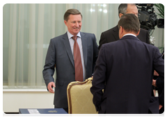 Deputy Prime Minister of the Russian Federation Sergei Ivanov before the meeting of the Government Presidium|30 september, 2010|16:42