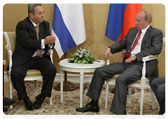 Prime Minister Vladimir Putin meeting with Ehud Barak, Israeli Deputy Prime Minister and Minister of Defence|6 september, 2010|17:58