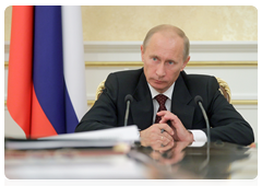 Prime Minister Vladimir Putin at the meeting of the Government Presidium|9 september, 2010|16:45