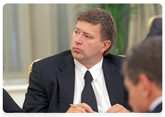 Minister of Justice Alexander Konovalov at the meeting of the Government Presidium|9 september, 2010|16:45
