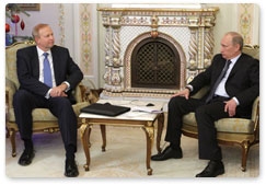 Prime Minister Vladimir Putin meets with top managers of BP