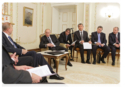 Prime Minister Vladimir Putin meeting with top managers of BP|14 january, 2011|23:59