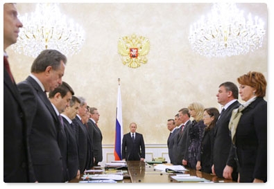 Prime Minister Vladimir Putin chairs Government Presidium meeting