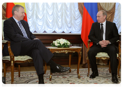 Prime Minister Vladimir Putin at a meeting with Belgian Prime Minister Yves Leterme|26 january, 2011|15:35