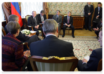 Prime Minister Vladimir Putin at a meeting with Belgian Prime Minister Yves Leterme|26 january, 2011|15:35