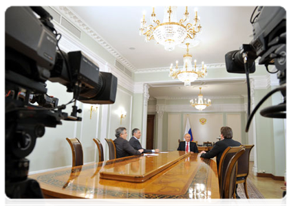 Interview with Prime Minister Vladimir Putin|17 october, 2011|21:00