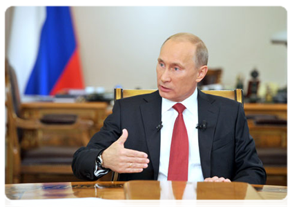 Interview with Prime Minister Vladimir Putin|17 october, 2011|21:00