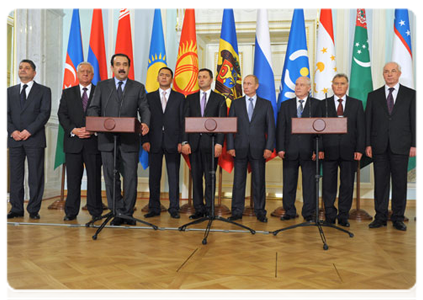 Statements following the meeting of the CIS Council of Heads of Government|19 october, 2011|01:21