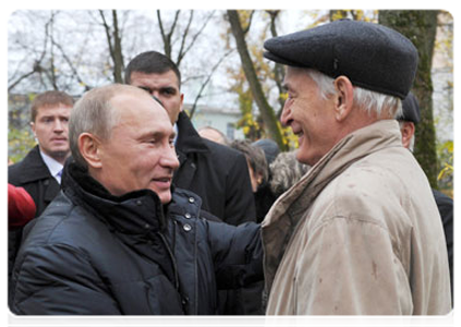 Prime Minister Vladimir Putin at the celebrations marking the 200th anniversary of the Imperial Lyceum at Tsarskoye Selo|19 october, 2011|15:09