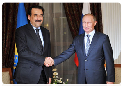 Prime Minister Vladimir Putin meeting with Prime Minister of Kazakhstan Karim Massimov|19 october, 2011|21:34