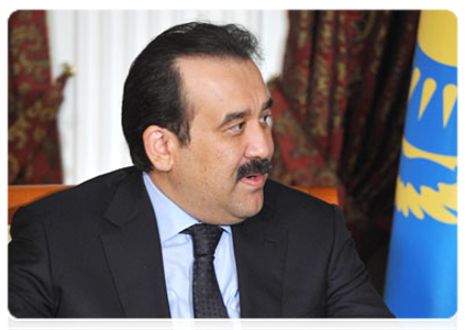 Prime Minister of Kazakhstan Karim Massimov at the meeting with Prime Minister Vladimir Putin|19 october, 2011|21:34