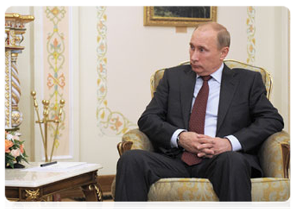 Prime Minister Vladimir Putin meeting with Armenian President Serzh Sargsyan|25 october, 2011|22:48