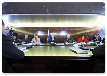 Prime Minister Vladimir Putin at a meetings of the Russian Popular Front’s Coordinating Council|26 october, 2011|19:47