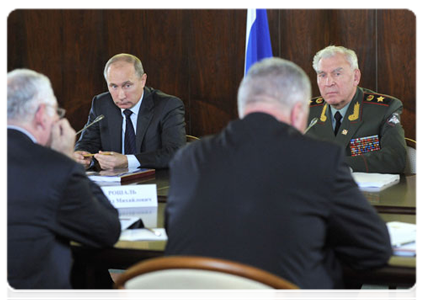 Prime Minister Vladimir Putin at a meetings of the Russian Popular Front’s Coordinating Council|26 october, 2011|19:48