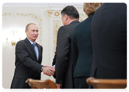 Prime Minister Vladimir Putin meeting with Federation Council leadership|11 november, 2011|17:23