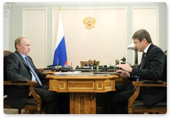 Prime Minister Vladimir Putin meets with Krasnodar Territory Governor Alexander Tkachev