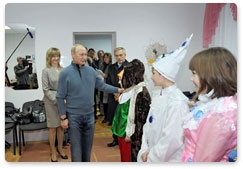 Председатель Правительства Российской Федерации В.В.Путин посетил Головчинскую детскую школу искусств, а также Антоновский сельский модельный дом культуры