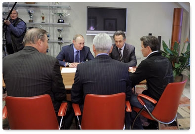 Vladimir Putin meets with Russia’s ice hockey leadership