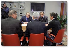 Vladimir Putin meets with Russia’s ice hockey leadership