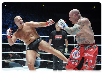 Mixed martial arts matches at the M-1 Global tournament at Olimpiysky Sports Complex|20 november, 2011|20:20