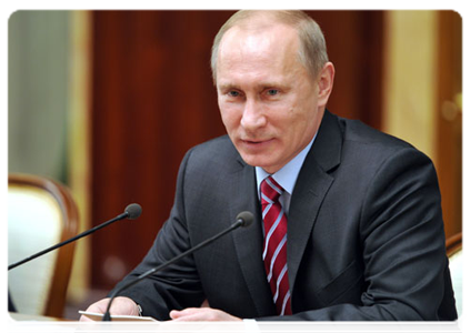 Председатель Правительства Российской Федерации В.В.Путин провёл заседание Правительственного совета по развитию отечественной кинематографии|21 ноября, 2011|18:13