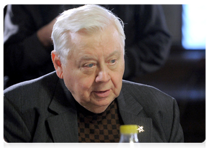 Artistic director of the Chekhov Moscow Art Theatre Oleg Tabakov|30 november, 2011|16:18