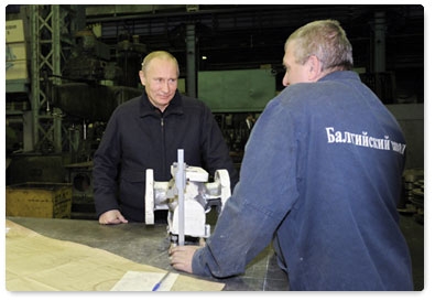 В ходе посещения Балтийского завода В.В.Путин ответил на вопрос о предстоящих выборах в Государственную Думу