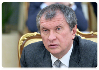 Deputy Prime Minister Igor Sechin at a Government Presidium meeting|22 december, 2011|16:39