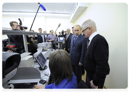 Председатель Правительства Российской Федерации В.В.Путин посетил Политехнический колледж городского хозяйства|23 декабря, 2011|18:57