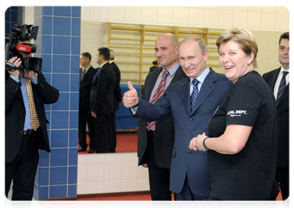 Председатель Правительства Российской Федерации В.В.Путин посетил Политехнический колледж городского хозяйства|23 декабря, 2011|18:58