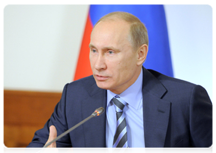 Председатель Правительства Российской Федерации В.В.Путин провёл заседание Народного штаба и Федерального координационного совета ОНФ|27 декабря, 2011|14:05