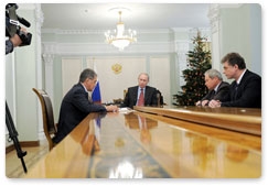 Prime Minister Vladimir Putin holds a meeting on the earthquake in Tuva and natural disasters in other Russian regions