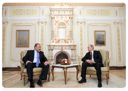 Prime Minister Vladimir Putin meets with Israeli Deputy Prime Minister and Minister of Foreign Affairs Avigdor Lieberman|7 december, 2011|18:24