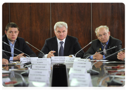 Участники заседания Координационного совета Общероссийского народного фронта|8 декабря, 2011|14:00
