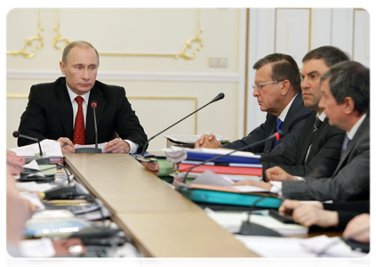 Prime Minister Vladimir Putin chairs Government Presidium meeting|17 february, 2011|13:51