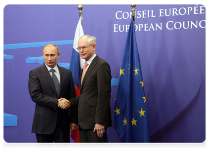 Prime Minister Vladimir Putin during a meeting with President of the European Council Herman Van Rompuy|24 february, 2011|19:12