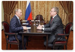 Vladimir Putin meets with Deputy Prime Minister and Finance Minister Alexei Kudrin