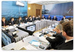 Prime Minister Vladimir Putin holds a meeting in St Petersburg on the performance of Russia’s fuel and energy sector in 2010 and its objectives for 2011