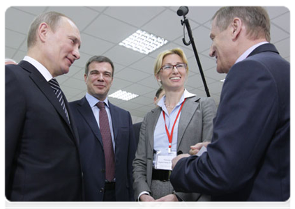 Prime Minister Vladimir Putin at Tomsk special economic zone exhibition|14 march, 2011|14:44